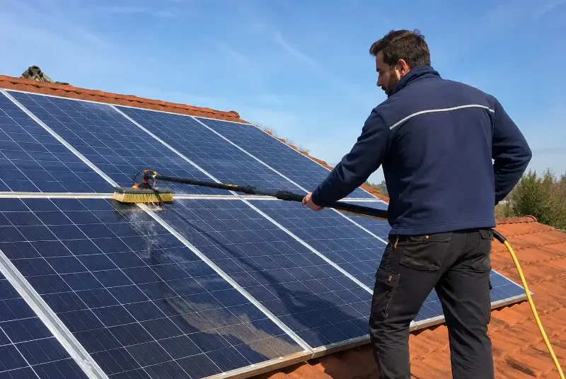 Nettoyage et entretien de panneaux solaires à Moëze